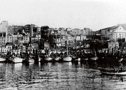 Porto de Vigo, a finais do século XIX. (Foto: Consorcio CCVV)